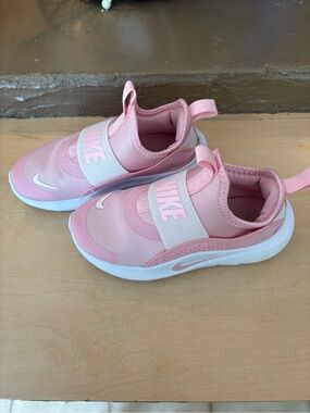 Nike Girls' Pink Slip-On Athletic Sneakers